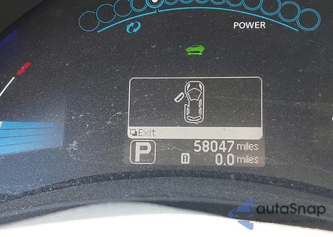 2011 Nissan Leaf Sl z USA, uszkodzony, nr VIN JN1AZ0CP2BT006292